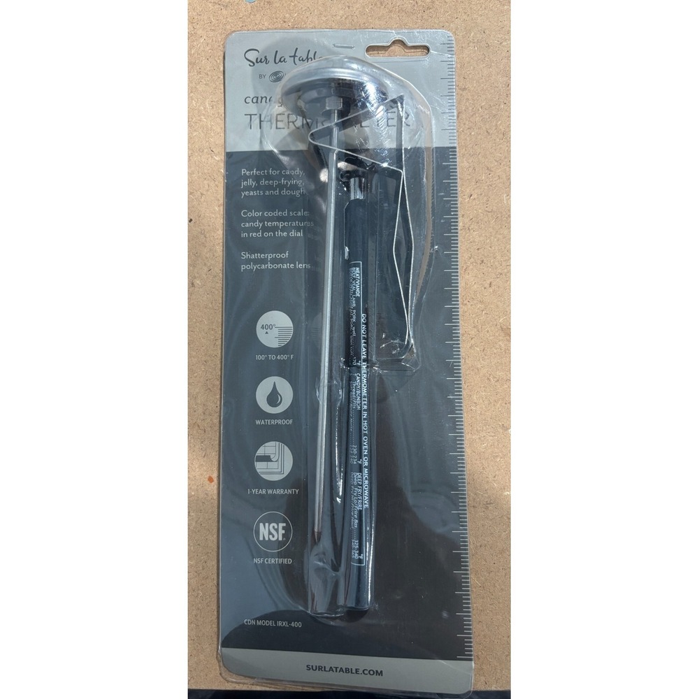 Sur La Table Candy & Deep Fry Thermometer‎ Waterproof NSF Certified New